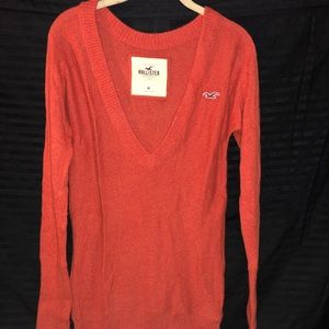 Long burnt orange fall sweater!